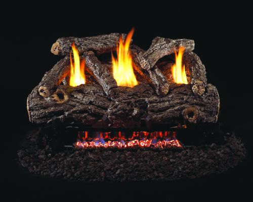 Real Fyre G9 Golden Oak Designer Vent-Free Set