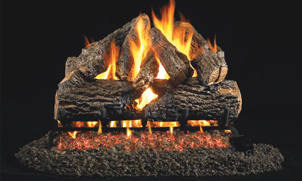 Real Fyre Charred Oak Log Set