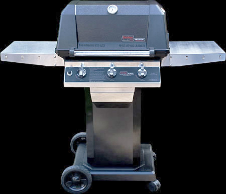 MHP Grills 48 Anodized Aluminum In-Ground Post with Stainless Steel Tubing 